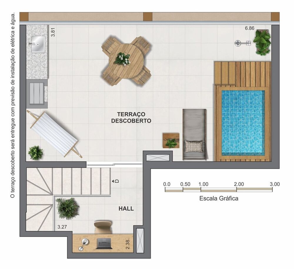 Cobertura, 1 quarto, 67 m² - Foto 76