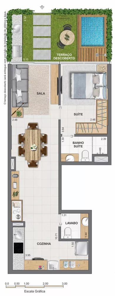 Cobertura, 1 quarto, 67 m² - Foto 71