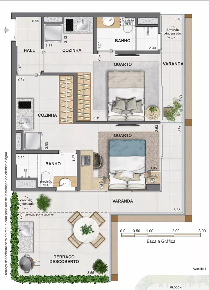 Cobertura, 1 quarto, 67 m² - Foto 68