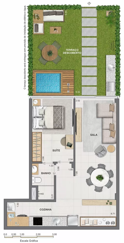 Cobertura, 1 quarto, 67 m² - Foto 79