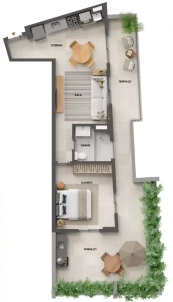 Apartamento, 1 quarto, 47 m² - Foto 10