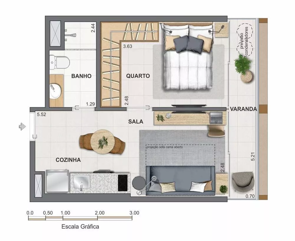 Apartamento, 2 quartos, 50 m² - Foto 20