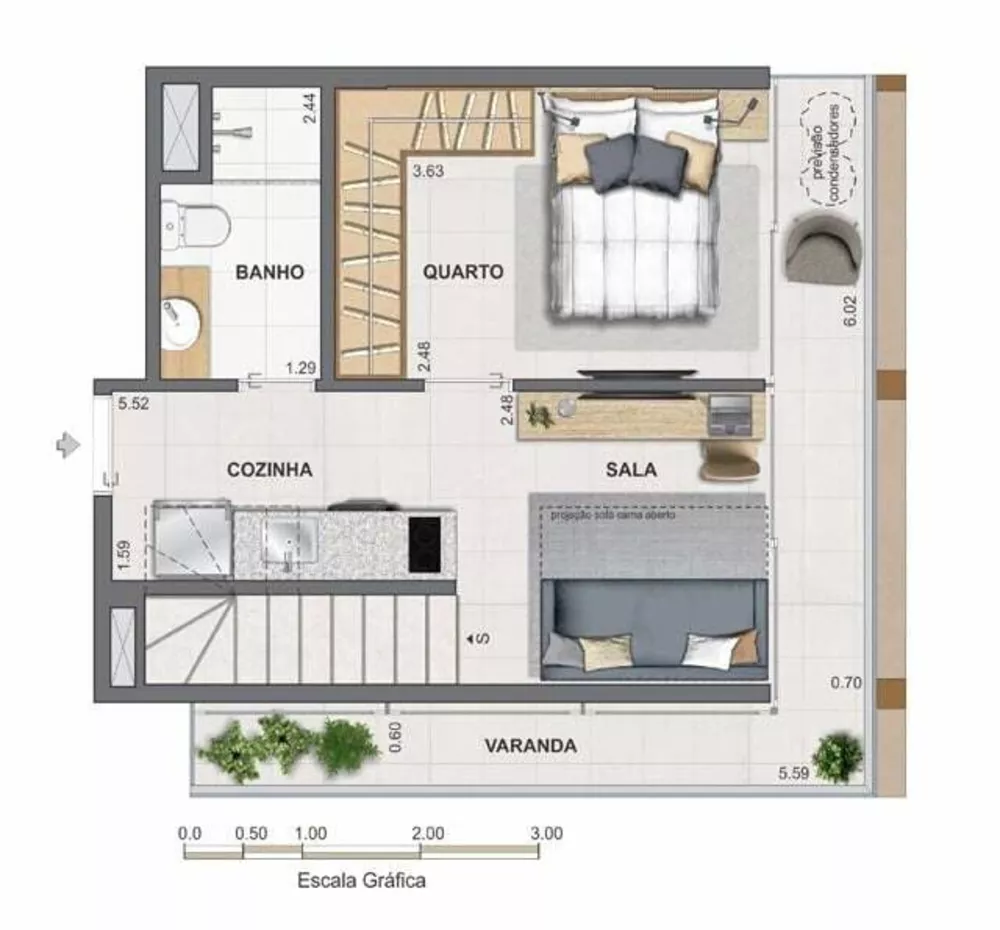 Apartamento, 2 quartos, 50 m² - Foto 36