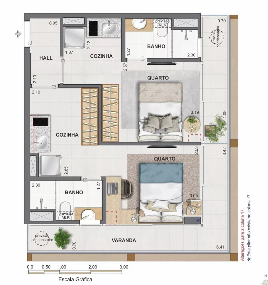 Apartamento, 2 quartos, 50 m² - Foto 27
