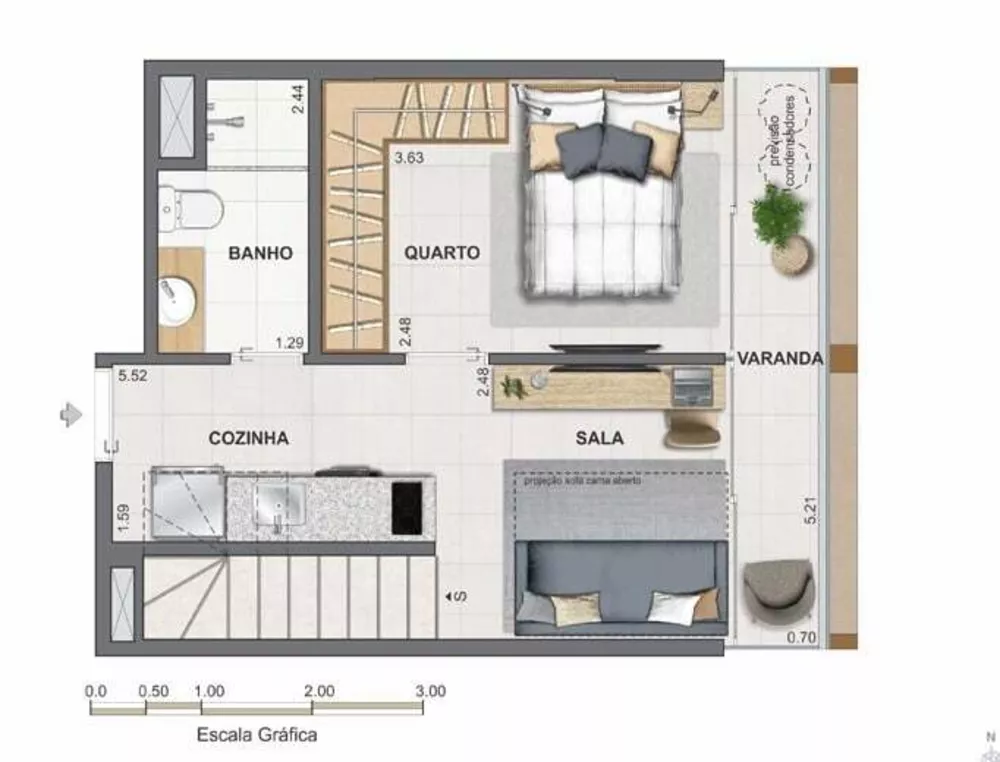 Apartamento, 2 quartos, 50 m² - Foto 32