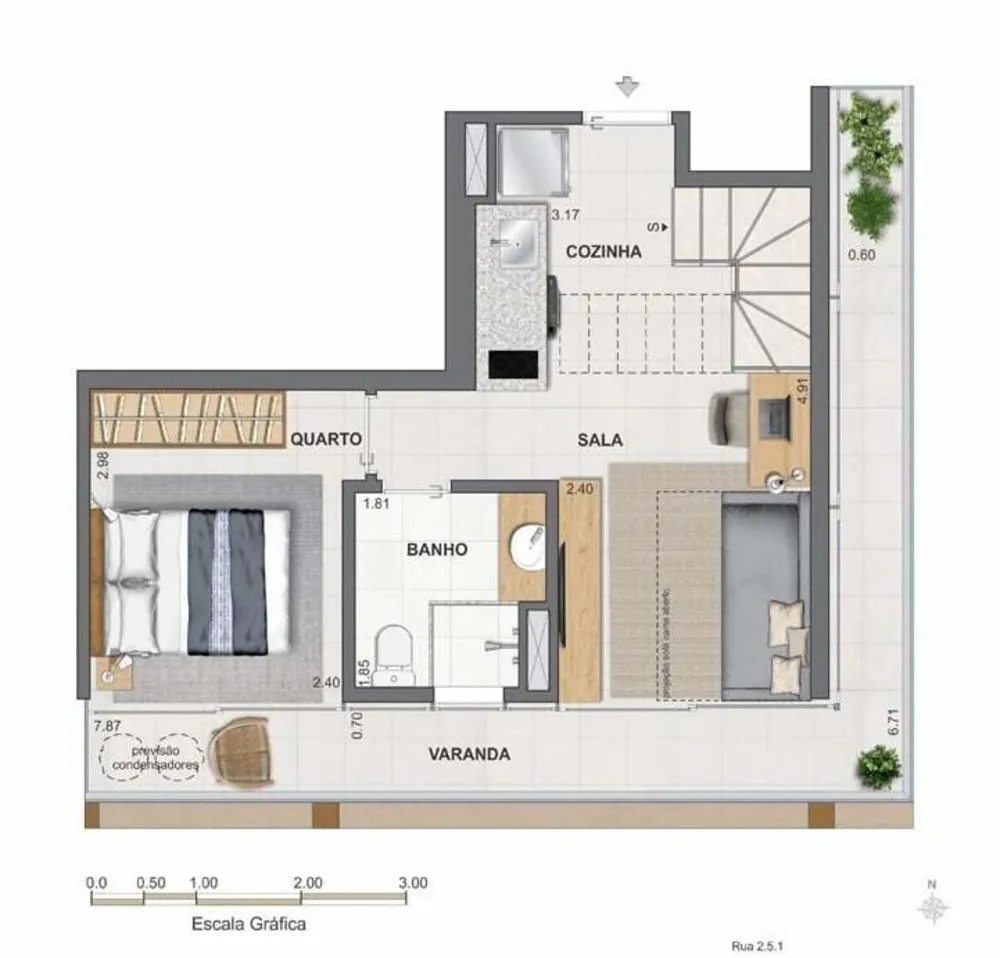 Apartamento, 2 quartos, 50 m² - Foto 84