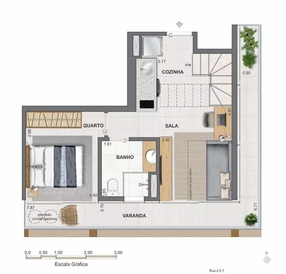 Apartamento, 2 quartos, 50 m² - Foto 42
