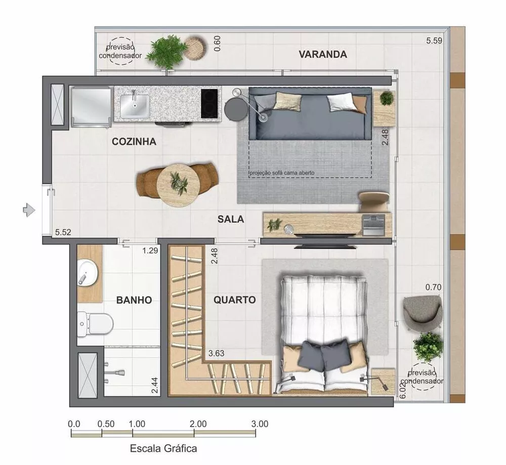 Apartamento, 2 quartos, 50 m² - Foto 22