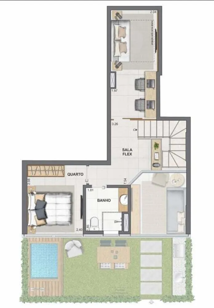 Apartamento, 2 quartos, 50 m² - Foto 90