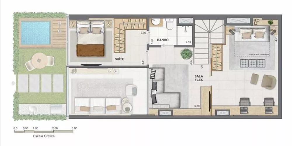 Apartamento, 2 quartos, 50 m² - Foto 51