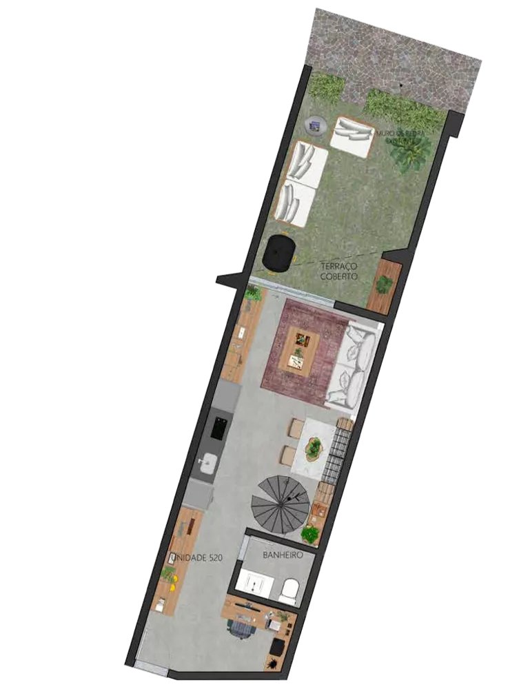 Apartamento, 1 quarto, 38 m² - Foto 45