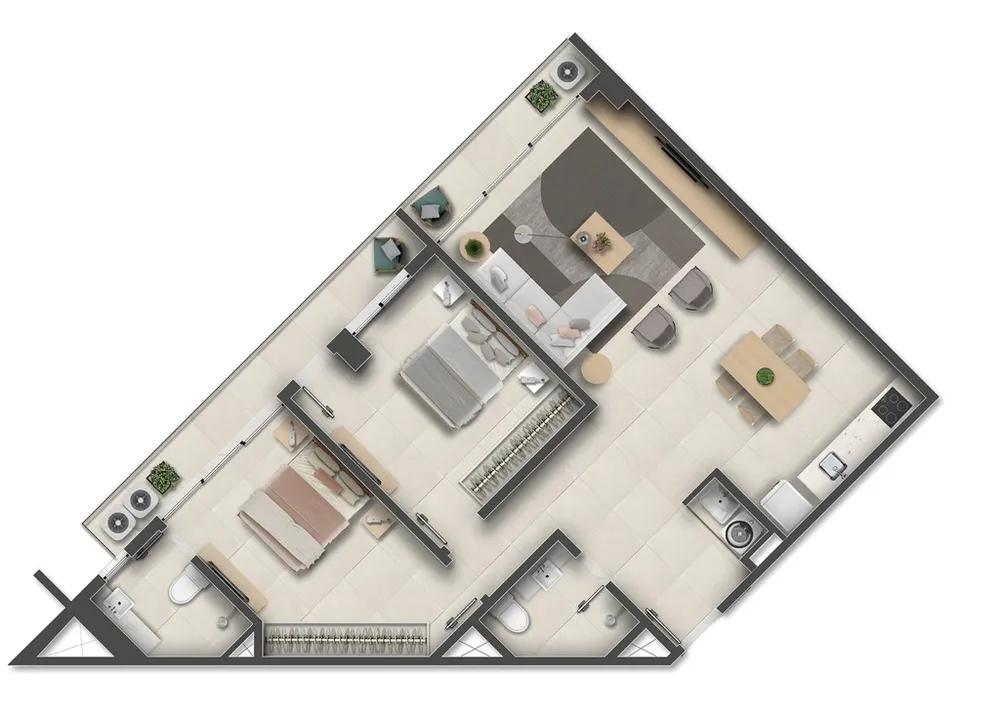 Apartamento, 1 quarto, 52 m² - Foto 133