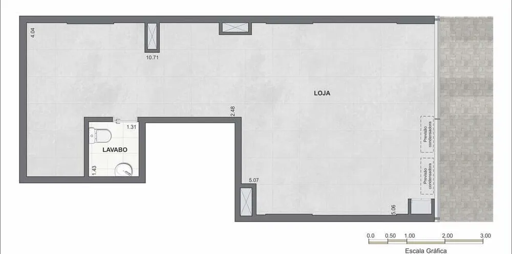 Loja-Salão, 28 m² - Foto 14