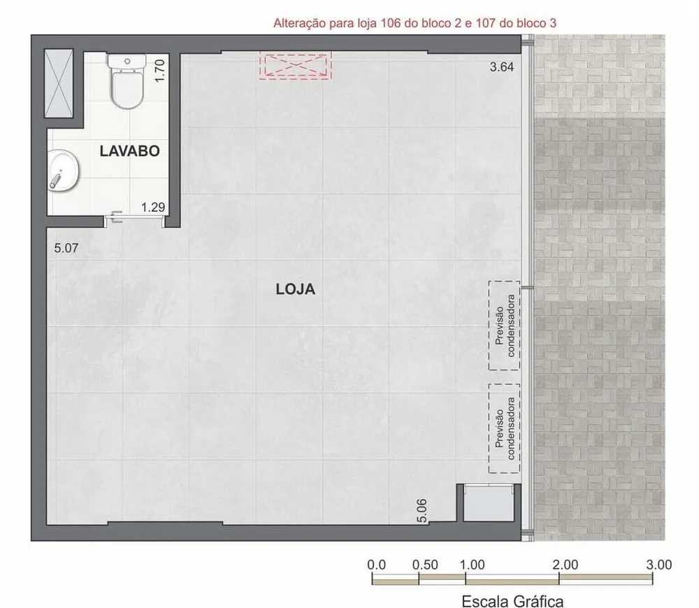 Loja-Salão, 28 m² - Foto 6