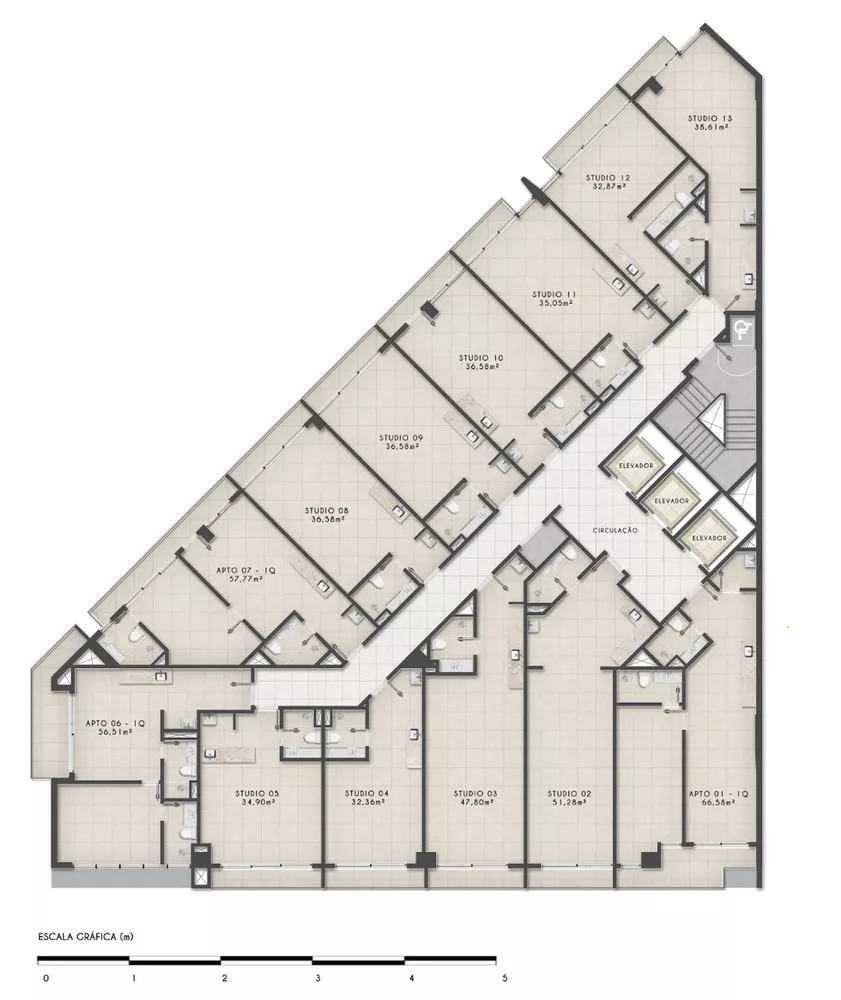 Apartamento, 1 quarto, 52 m² - Foto 41