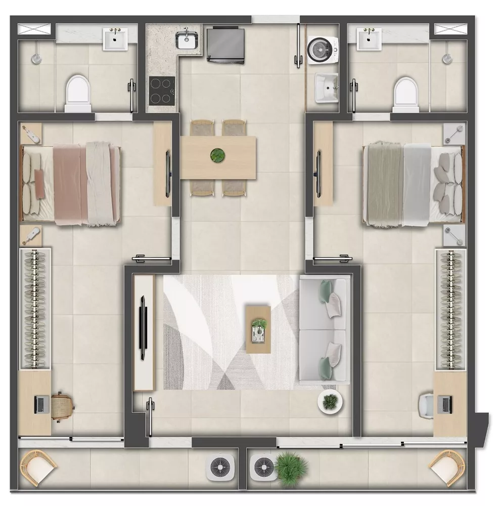 Apartamento, 1 quarto, 52 m² - Foto 62