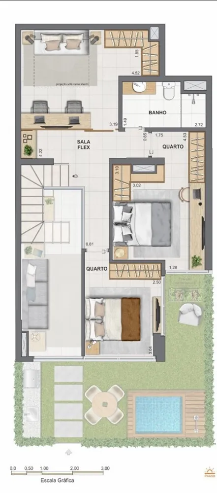 Cobertura, 1 quarto, 67 m² - Foto 53