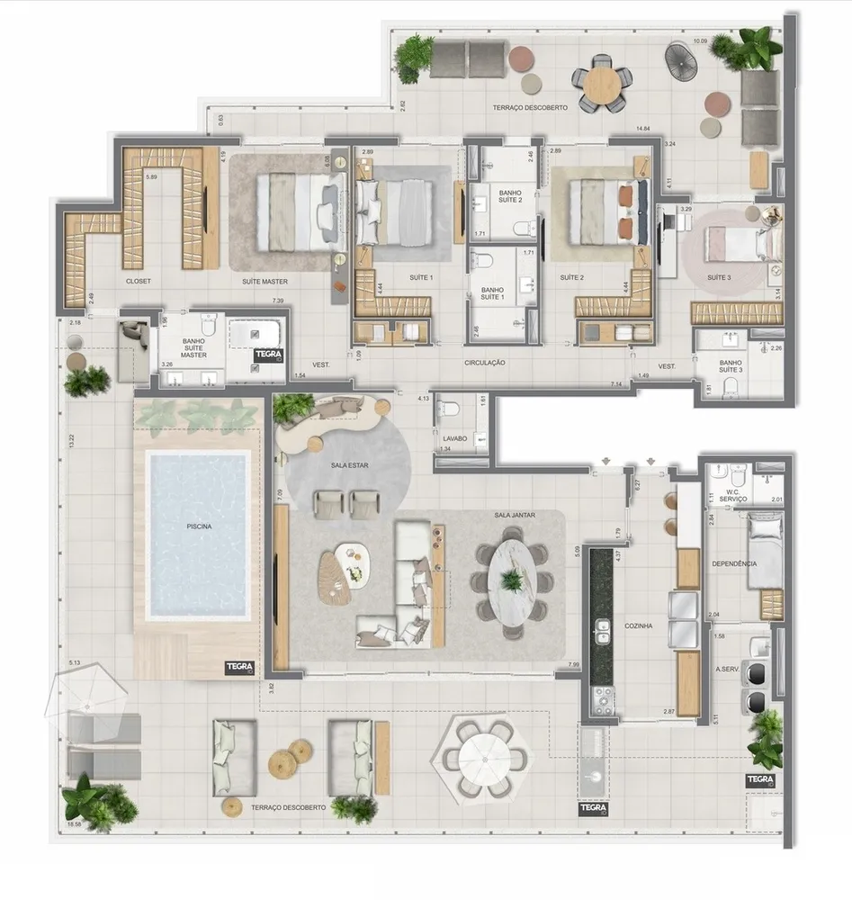 Cobertura, 4 quartos, 365 m² - Foto 213