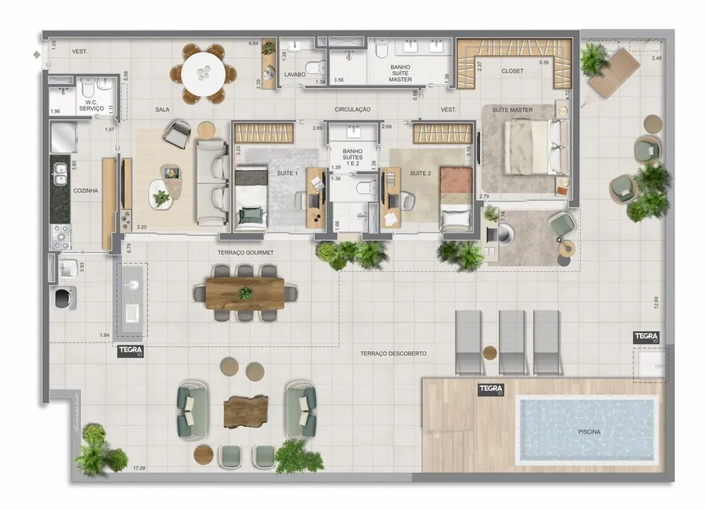 Cobertura, 4 quartos, 365 m² - Foto 188