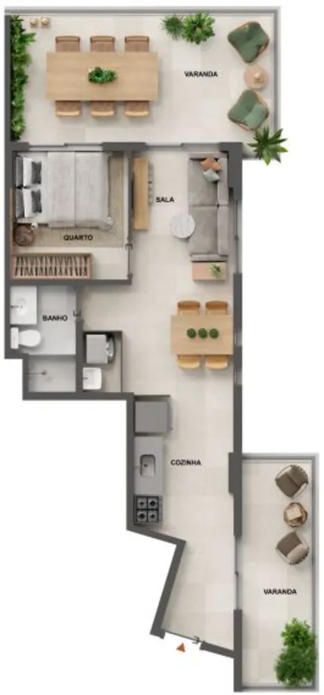 Apartamento, 1 quarto, 51 m² - Foto 87