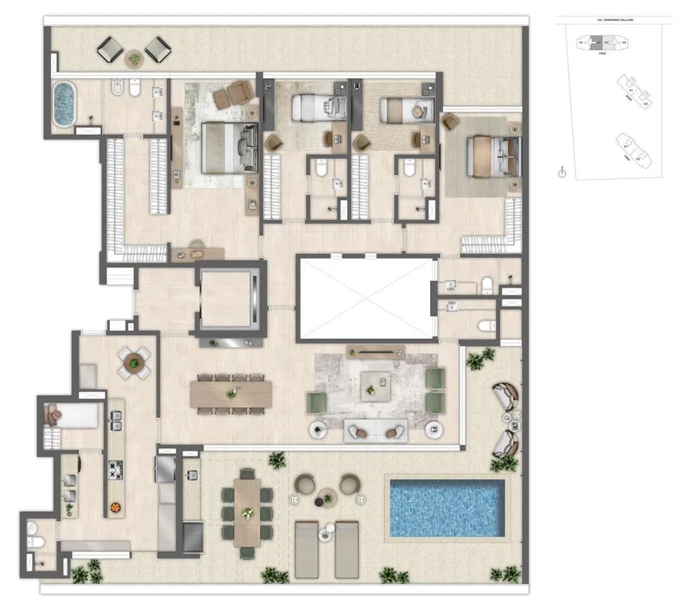 Cobertura, 4 quartos, 376 m² - Foto 150
