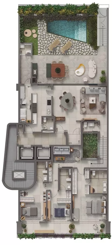 Cobertura, 4 quartos, 323 m² - Foto 10