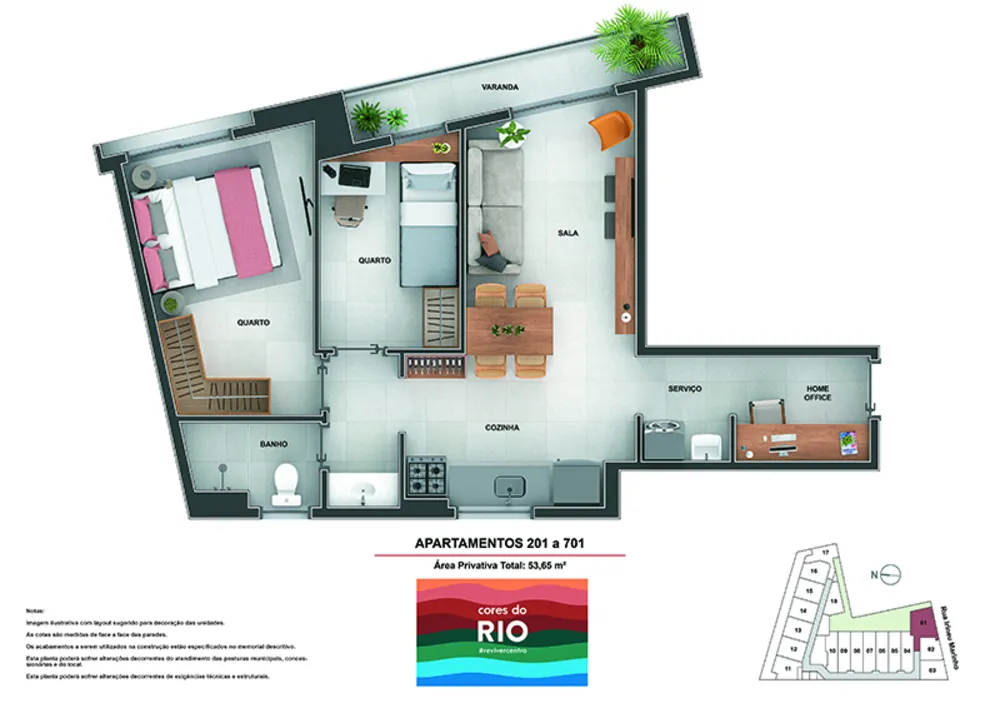 Apartamento, 1 quarto, 35 m² - Foto 63