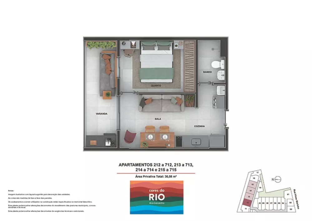 Apartamento, 1 quarto, 35 m² - Foto 22