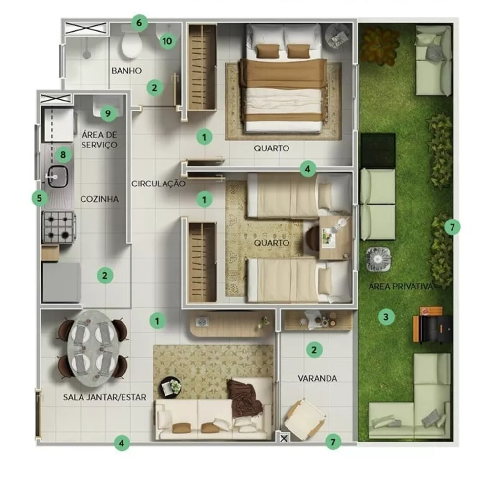 Apartamento, 2 quartos, 41 m² - Foto 4