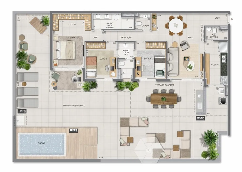 Cobertura, 4 quartos, 281 m² - Foto 189