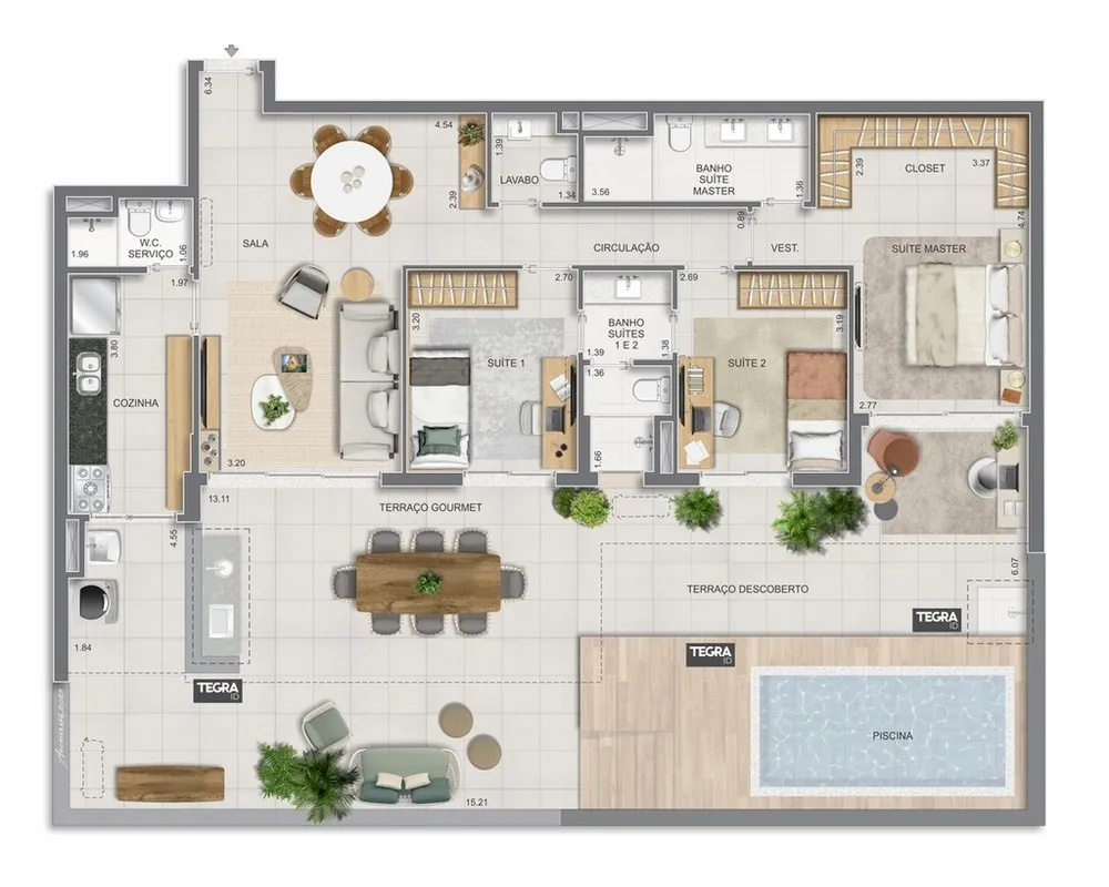 Cobertura, 4 quartos, 281 m² - Foto 183