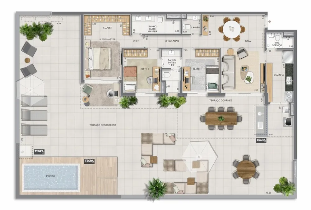 Cobertura, 4 quartos, 281 m² - Foto 192