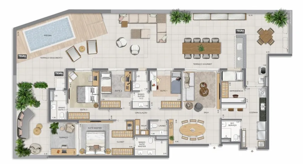 Cobertura, 4 quartos, 281 m² - Foto 193