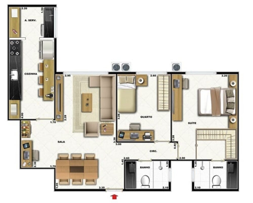 Cobertura, 2 quartos, 148 m² - Foto 18