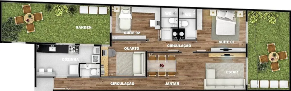 Cobertura, 4 quartos, 166 m² - Foto 16