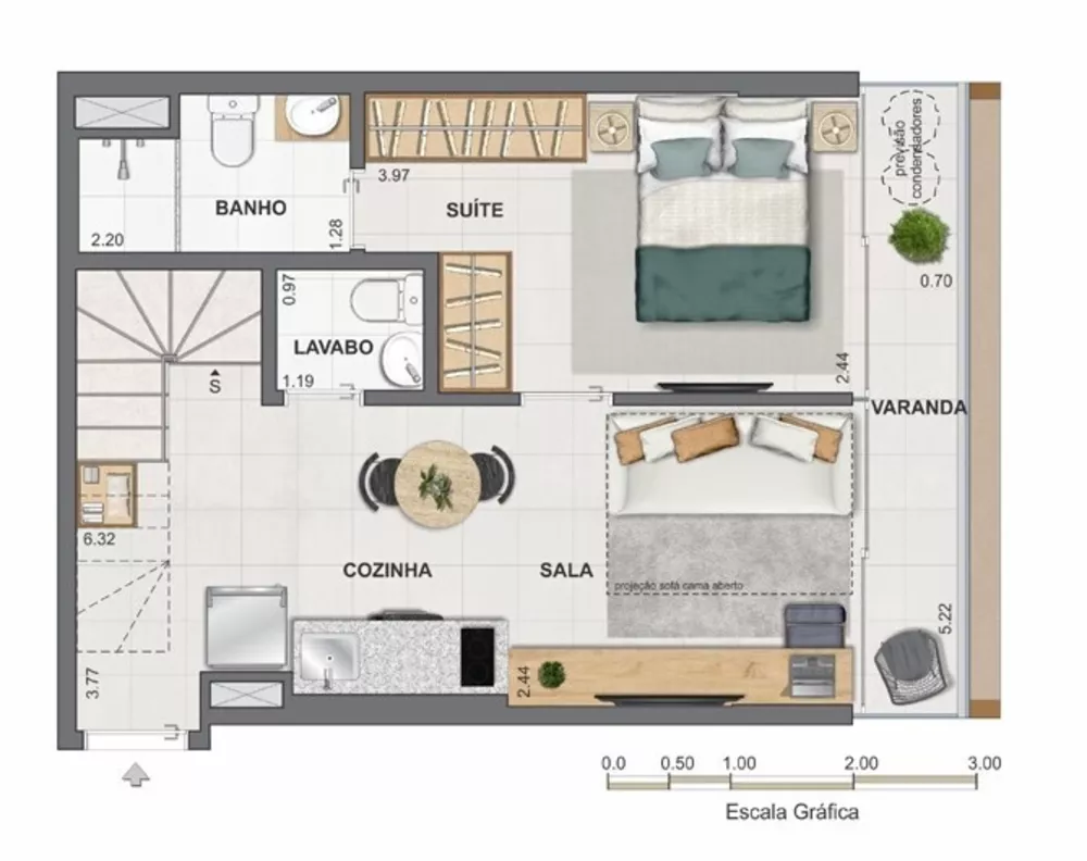 Apartamento, 2 quartos, 119 m² - Foto 50