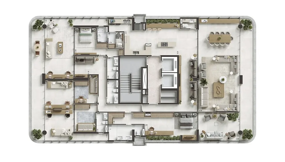 Apartamento, 3 quartos, 304 m² - Foto 45