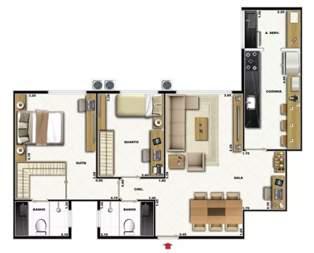 Apartamento, 2 quartos, 97 m² - Foto 26