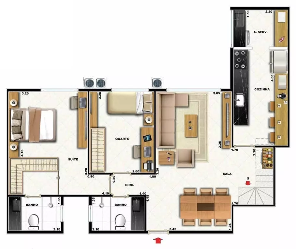 Apartamento, 2 quartos, 97 m² - Foto 30