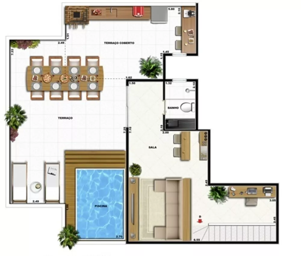 Apartamento, 2 quartos, 97 m² - Foto 6