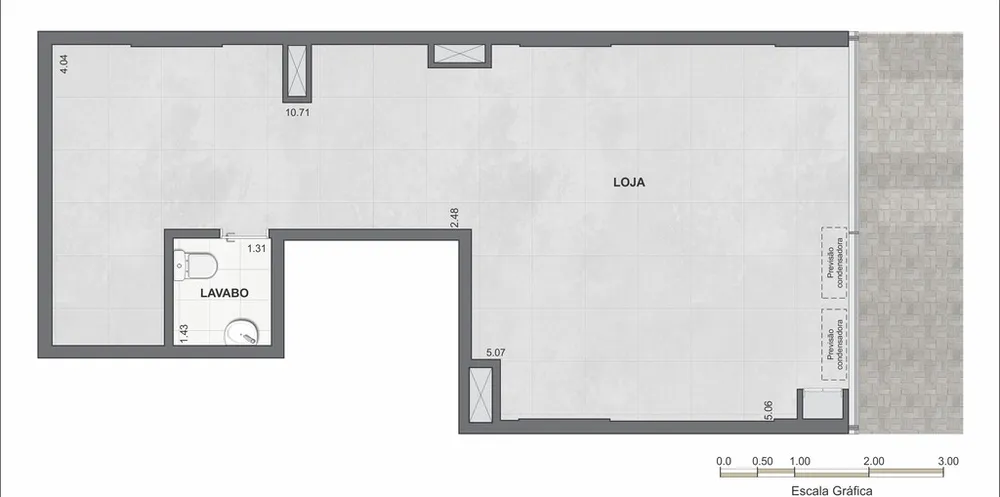 Loja-Salão, 34 m² - Foto 5