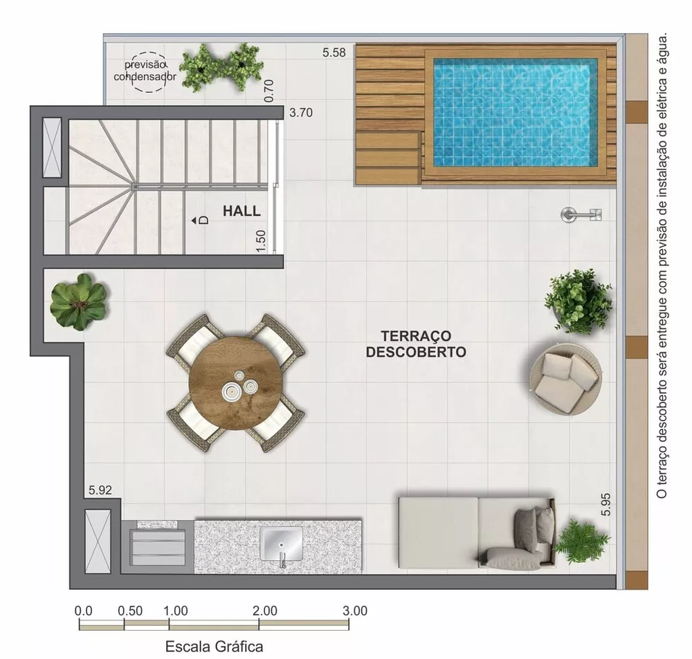 Cobertura, 1 quarto, 77 m² - Foto 78