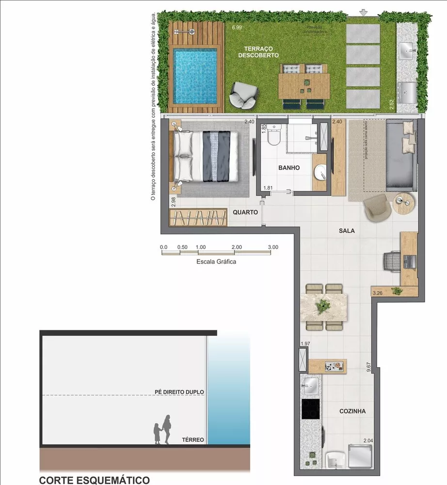 Cobertura, 1 quarto, 77 m² - Foto 69