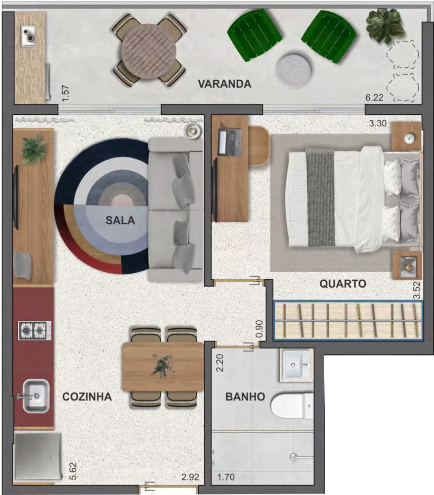 Apartamento, 2 quartos, 66 m² - Foto 5
