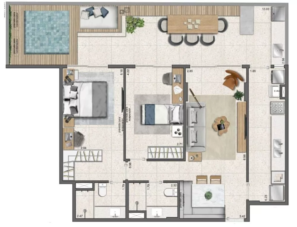 Apartamento, 1 quarto, 27 m² - Foto 16