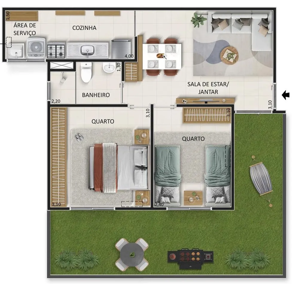 Apartamento, 2 quartos, 81 m² - Foto 18