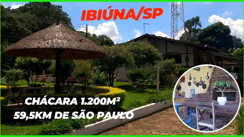 Chácara, 2 quartos, 1200 m² - Foto 1