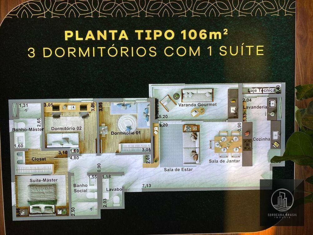 Apartamento, 3 quartos, 106 m² - Foto 2