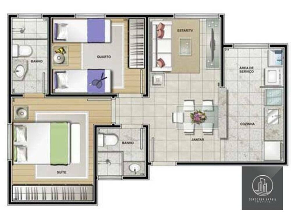 Apartamento, 2 quartos, 110 m² - Foto 3