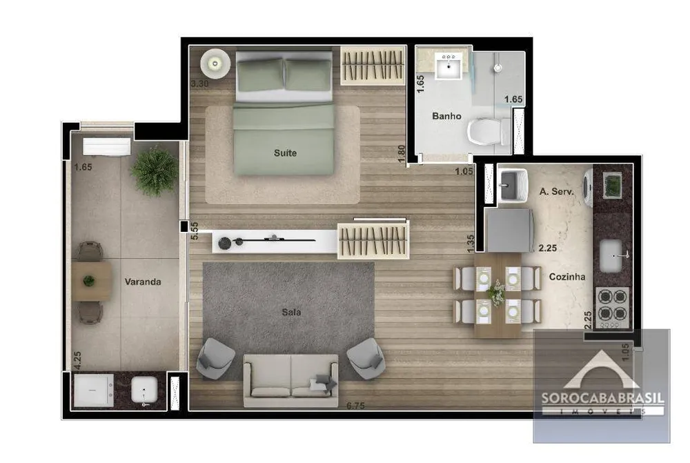 Apartamento, 3 quartos, 88 m² - Foto 3